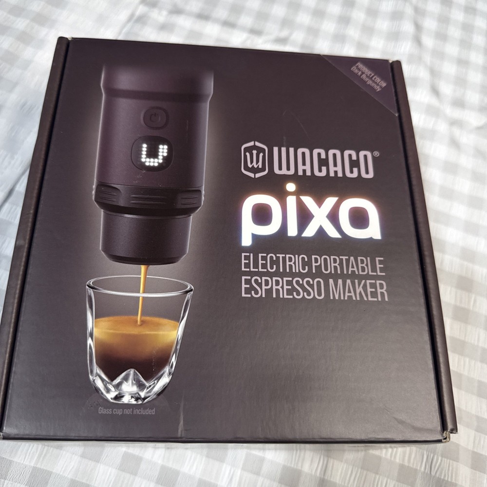 PIXAPRESSO, Coffee Machine Electric & Portable, With 4 Coffee Types & Fast He...