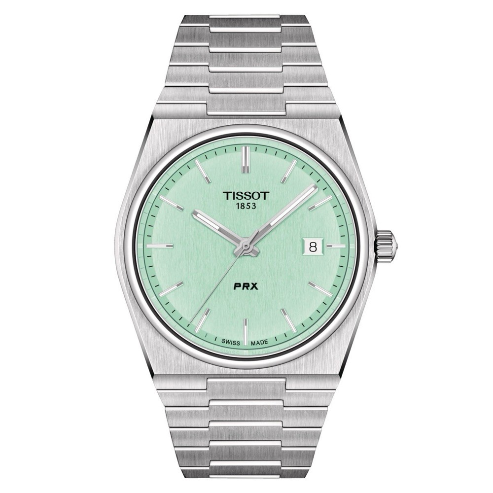 Tissot PRX  Quartz Mint Green Dial 40 mm  Watch - New In Box