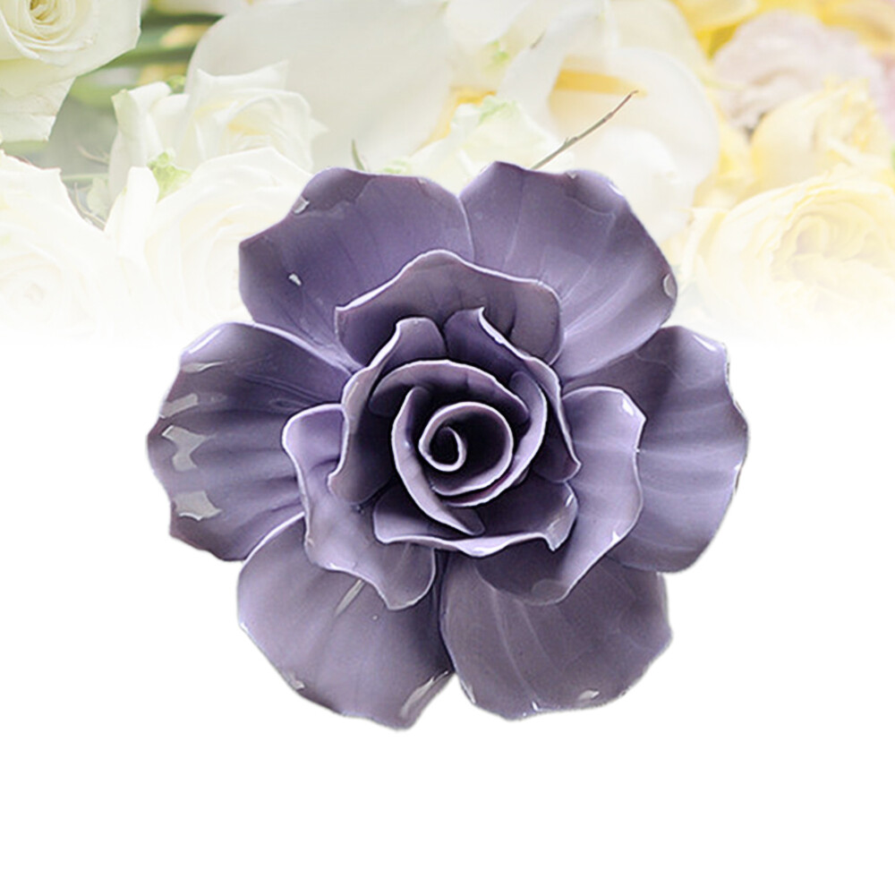 Flower Wall Decor Porcelain Wall Flowers Decoration Ceramic Flower Wall Hanging