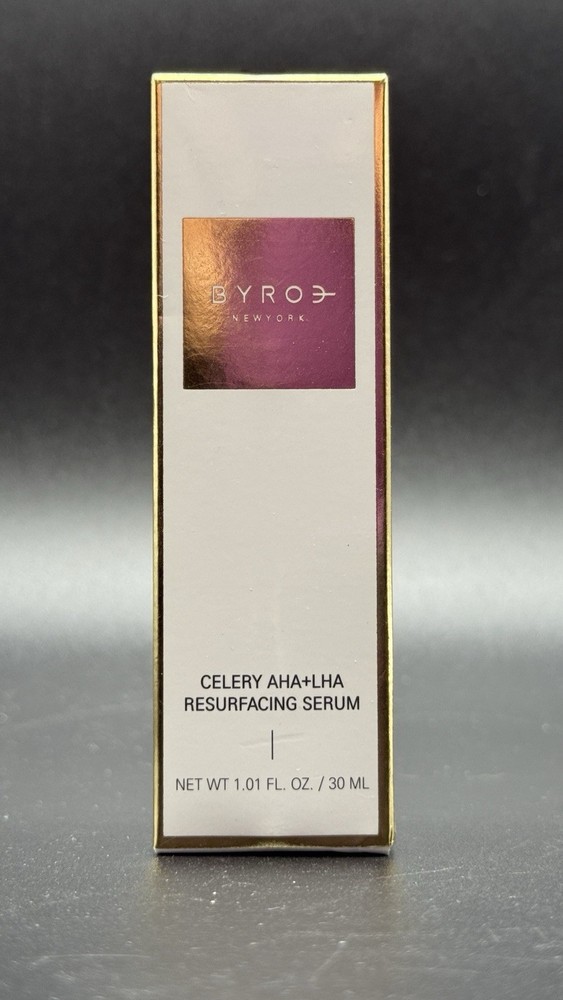 Byroe New York Celery AHA + LHA Resurfacing Serum - 1 fl oz/30ml - New in Box