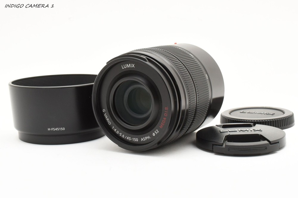 PANASONIC LUMIX G 45-150mm F4-5.6 MEGA OIS Lens - Excellent+ Condition #BG2476281