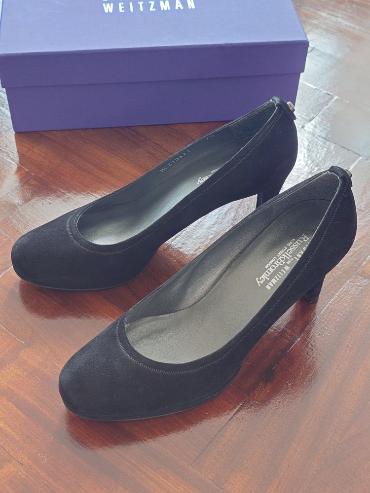 Stuart Weitzman Black Woman's High Heeled Shoes