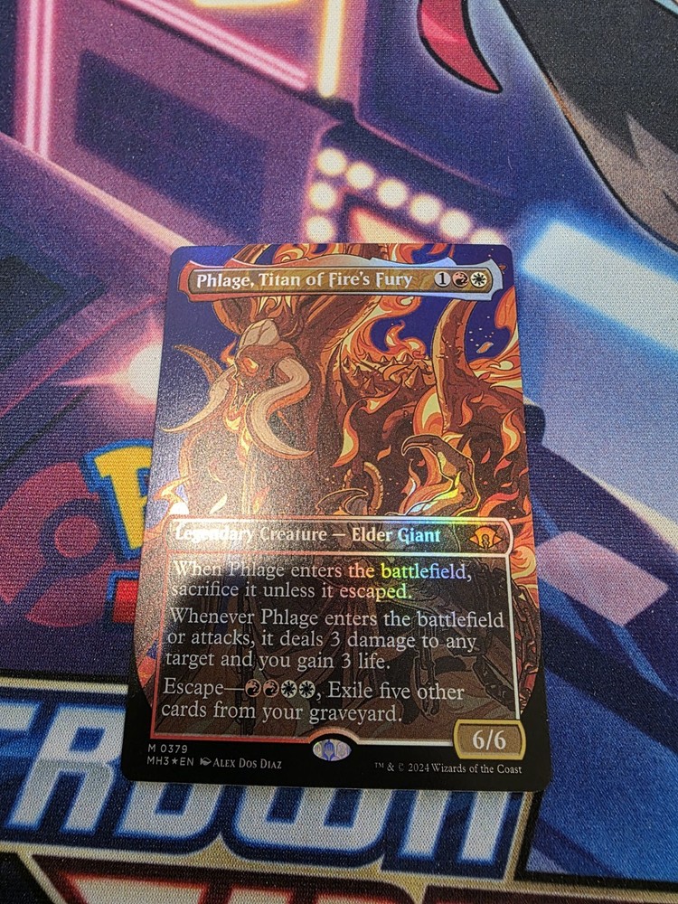 Phlage, Titan of Fire's Fury (Borderless) Modern Horizons 3 Foil