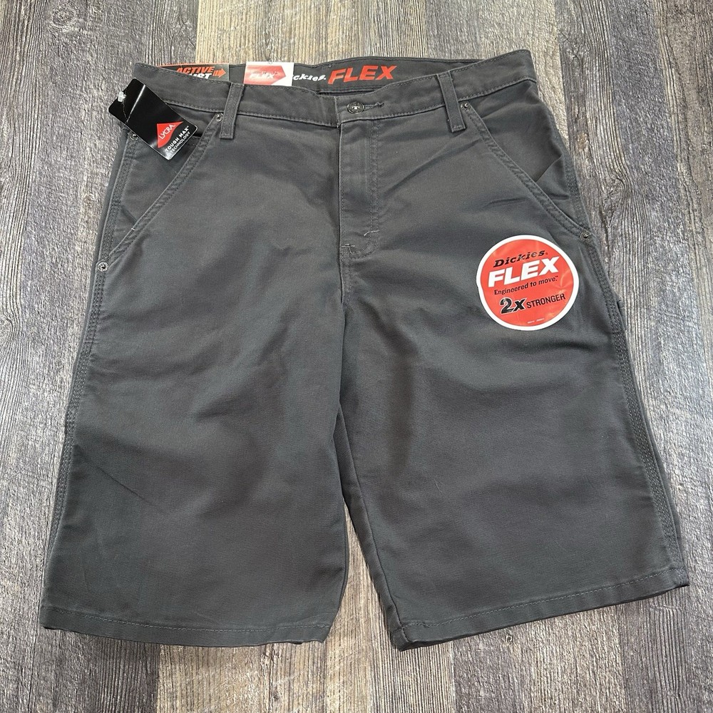 Dickies FLEX Regular Fit Tough Max Duck Carpenter Shorts 32x11