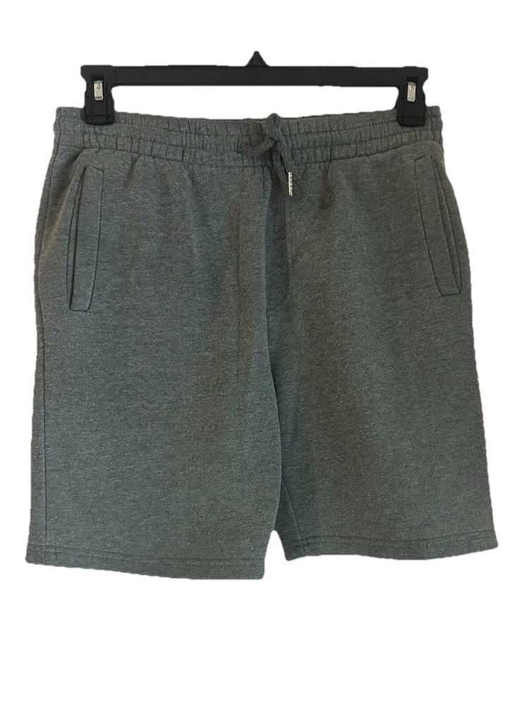 MEN’S FOREVER 21 FLEECE SHORTS – SIZE MEDIUM Gray Good Condition