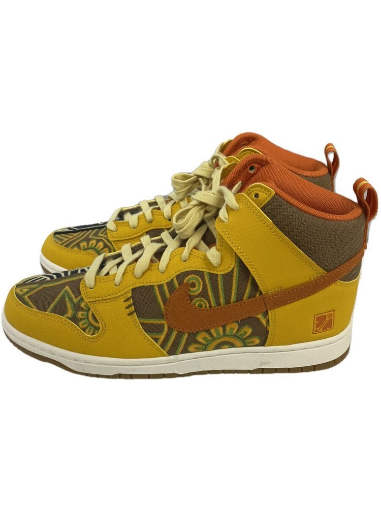 NIKE Men 10.0US Dunk Hi Premium High Premium/Ylw
