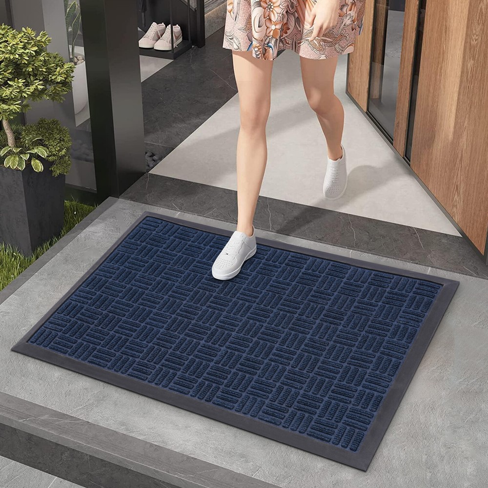 Entrance Mat Front Door Mat Entry Way Rugs Floor Mats Non-Slip Carpet Rectangle