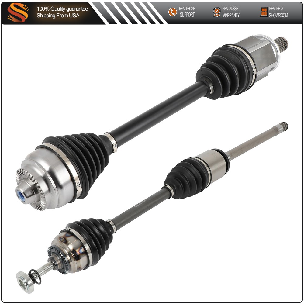 2x Front CV Axle Shaft Driver & Passenger Side Fit for BMW X3 2011-2017 3.0L