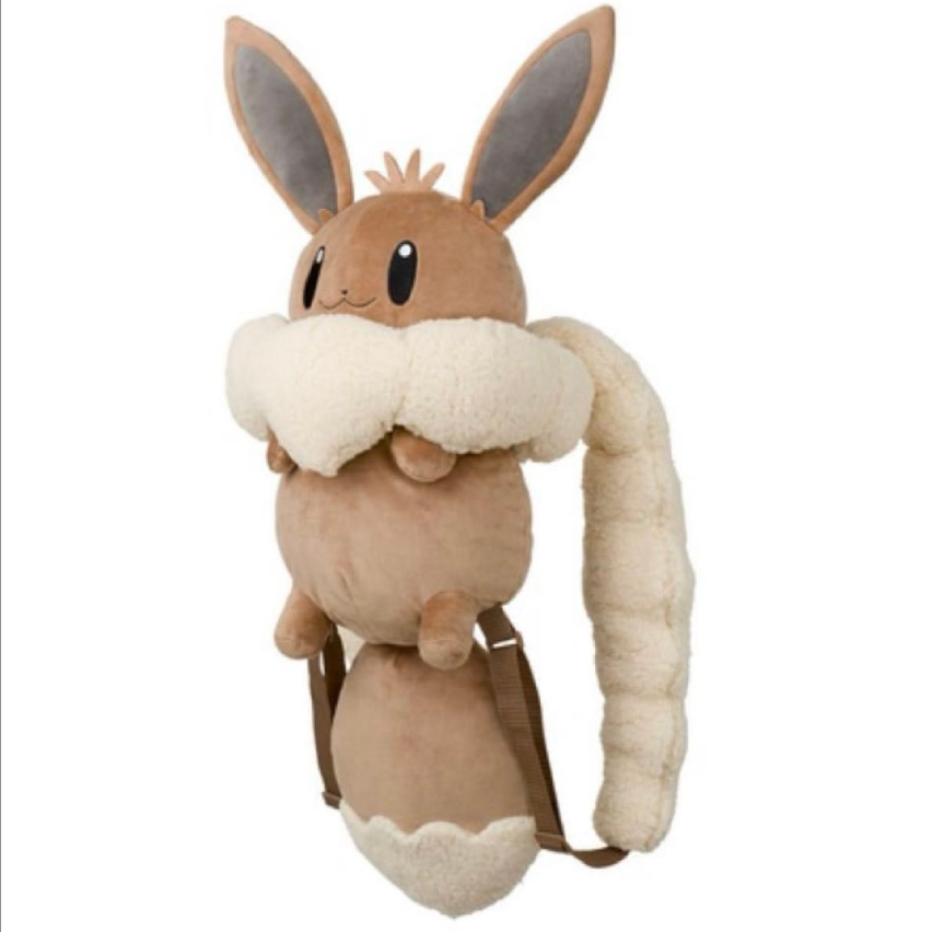 Pokemon Center Eevee FluffyPlush Button PennyBackpack RucksackJapanLimitedNo.277