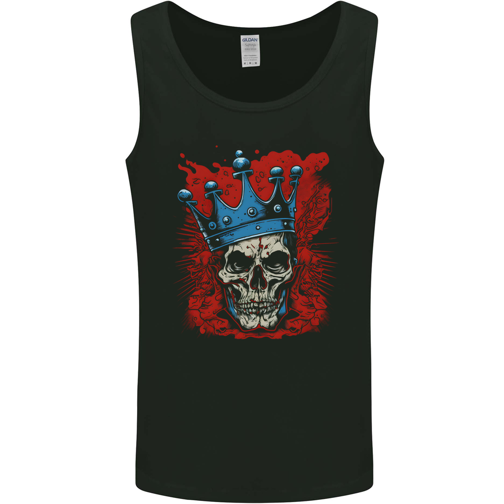 Skull King Mens Vest Tank Top
