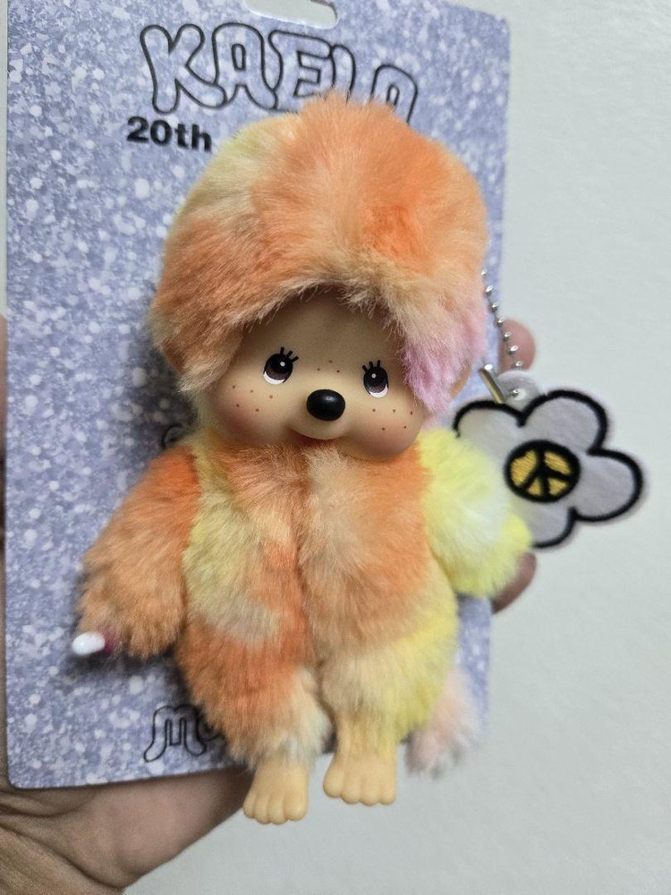 Monchhichi Kaela Kimura Pastel Ball Keychain Japan Fast Shipping