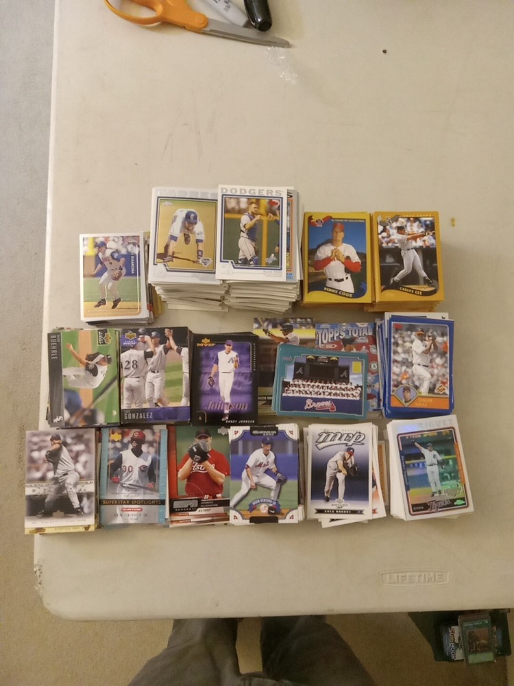 Huge Lot 2002 2003 2004 2005 Topps Chrome Upper Deck Donruss Baseball Cards VTG