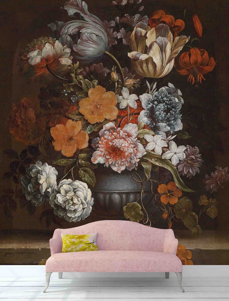 3D Flowers Still Life Oil Painting Wall Murals Wallpaper Murals Wall Sticker 4