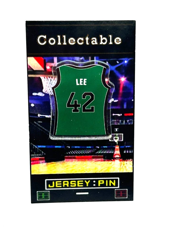 Boston Celtics David Lee jersey lapel pin-Classic RETRO Collectible-FREE SHIP