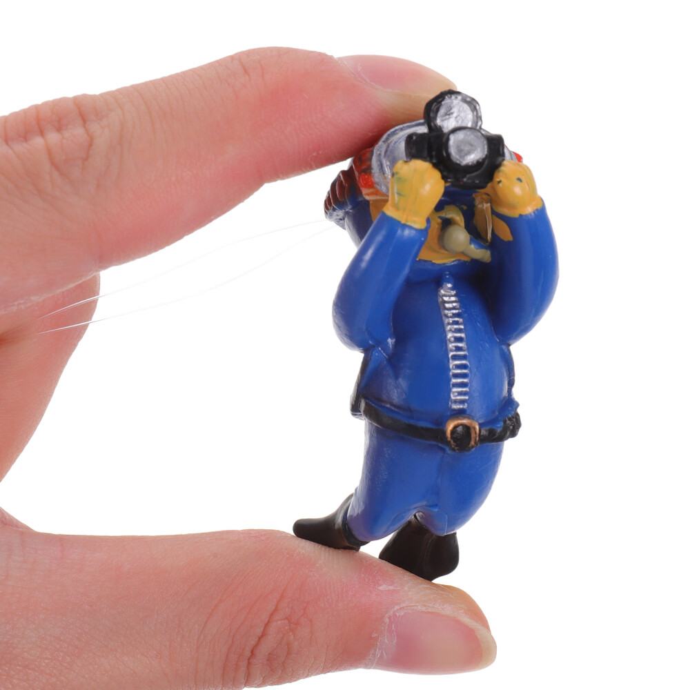 2 Pcs Floating Scuba Diver for Fish Tank Accessories Aquarium Decorations