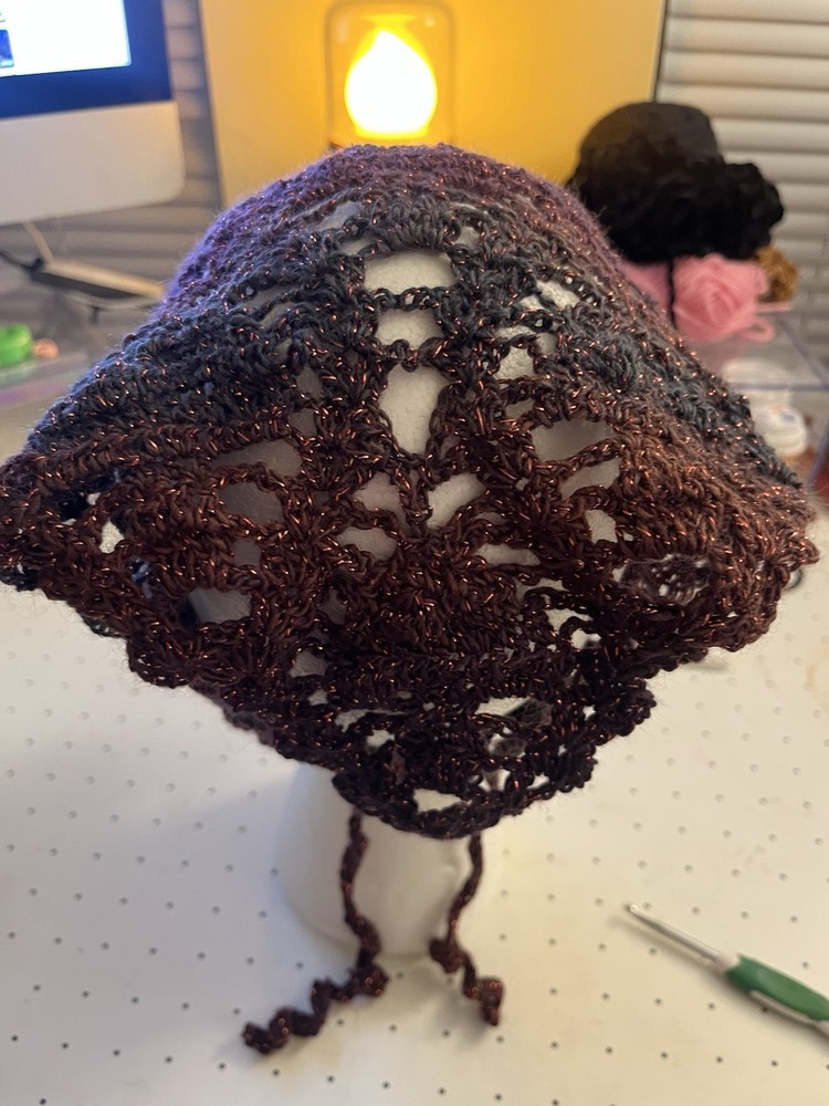 Handmade Mushroom Cottagecore Bandana for Boho Style