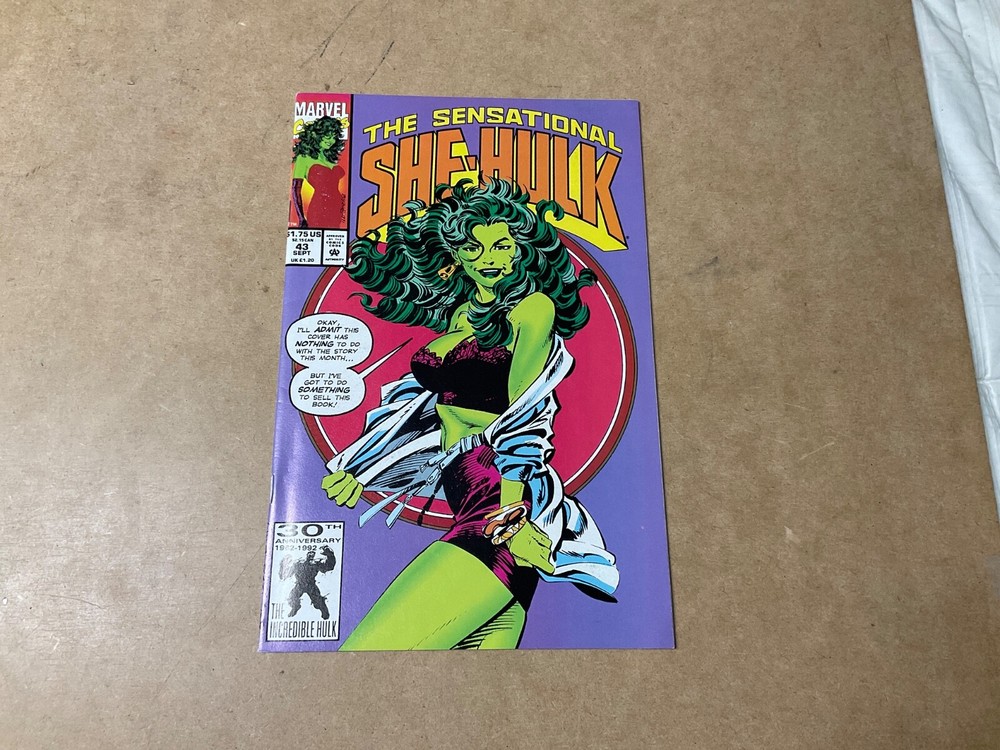 The Sensational She-Hulk #43 John Byrne (Aug 1992, Marvel) Gemini Shipped