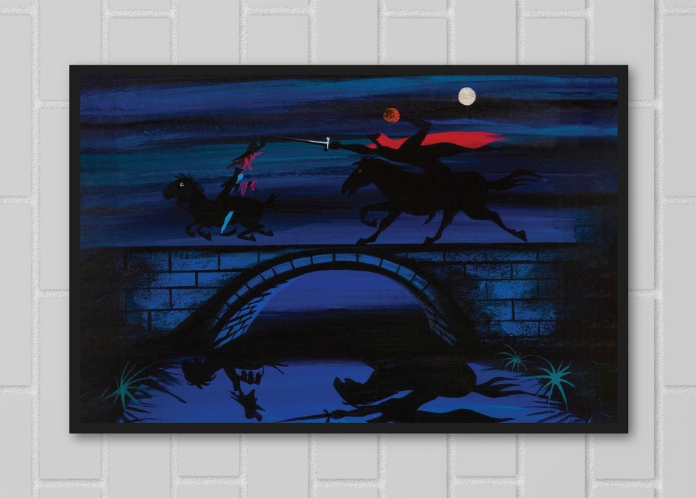 Headless Horseman Ichabod Disney Concept Art Poster 13x19 Satin Finish