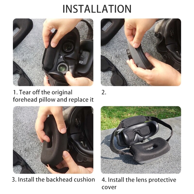 Backhead Cushion Sponge Foam Padding for AVATA 2 Goggles Soft Eye Pad Breathable