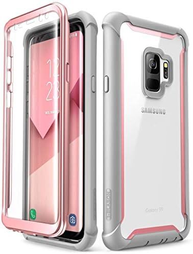 Case for Galaxy S9 2018 Release, Ares Full-body Rugged Clear Bumper Case with Bu