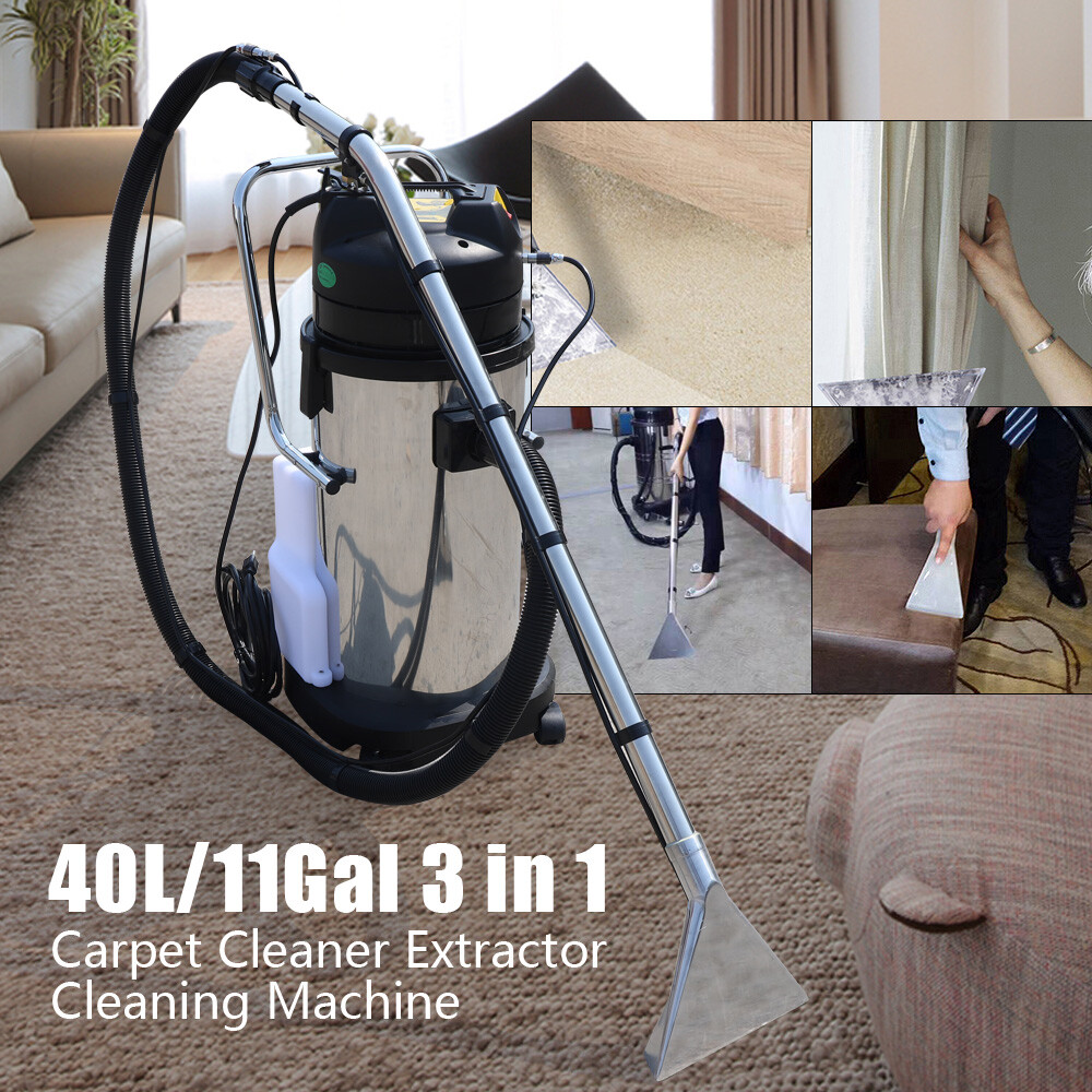 40L Commercial Carpet Cleaning Machine,Cleaner 3in1 Pro Vacuum Cleaner Extractor