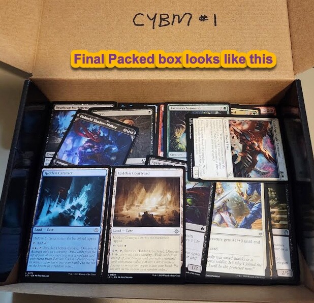 MTG cards bulk lot (box shown) FREE SHIP [Box ID: CYBM1]