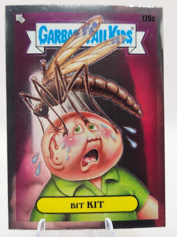 2022 Topps GPK Chrome 5 C Variant 179c Bit Kit Rare Garbage Pail Kids Card