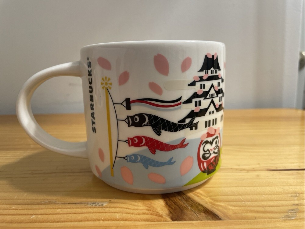 2018 Japan Four Seasons Starbucks Fujiyama You Are Here YAH City Coffee Mug 14OZ