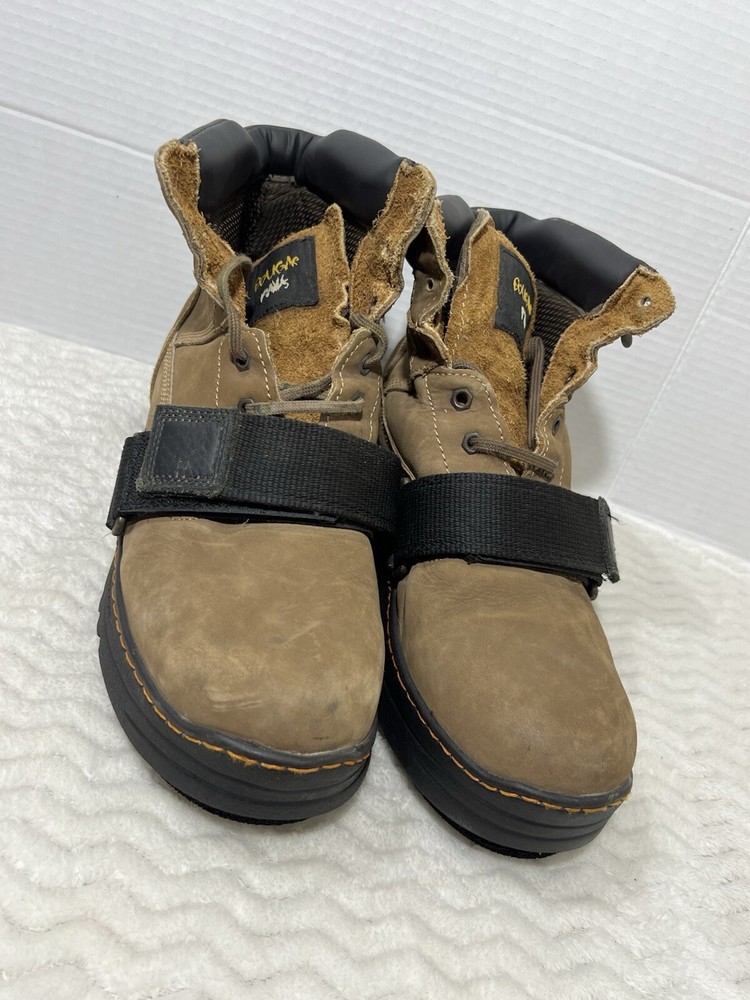 Cougar Paws Style CPPP Men’s Size 11 Brown Leather Peak performer roofing boots