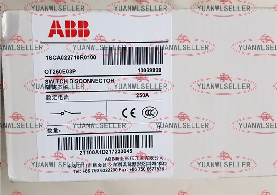 1PC NEW ABB OT250E03P 250A Isolating switch