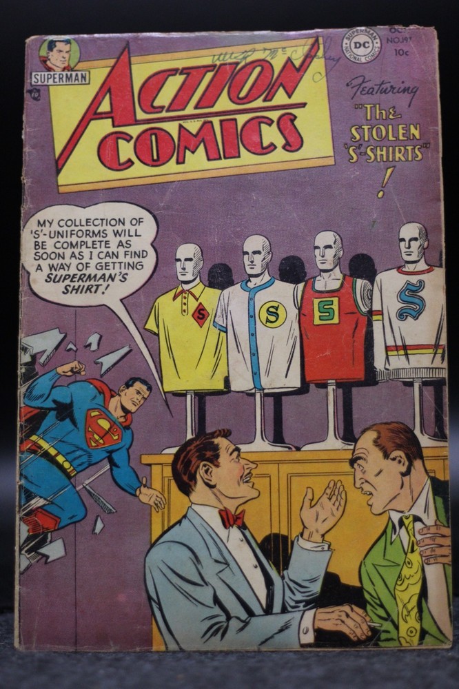Action Comics (1938) #197 Al Plastino Cover Bill Finger Smalle Sherman GD+