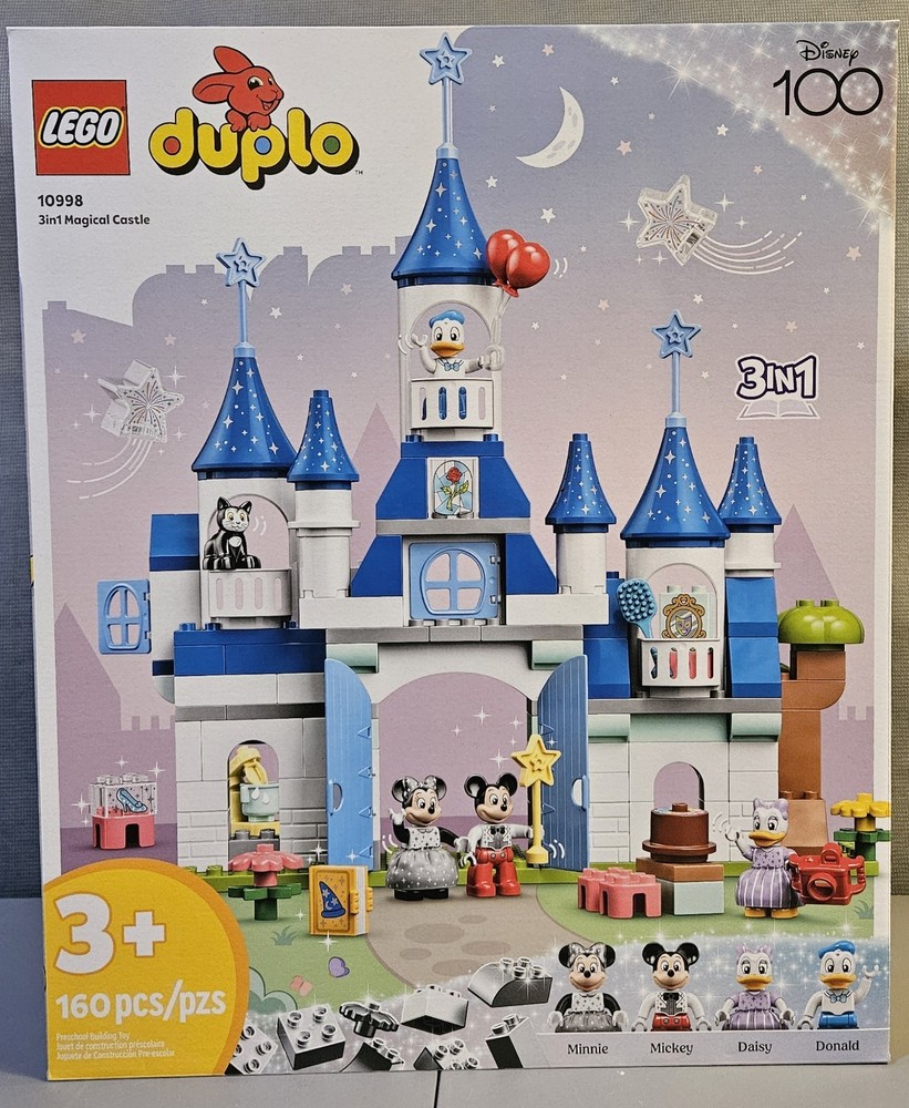 LEGO DUPLO: 3in1 Magical Castle (10998). New. Sealed. Great Shape. Ships Today!